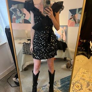 Zara sequin dress xs